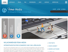 Tablet Screenshot of fema-media.de